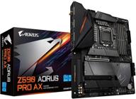 💻 gigabyte z590 aorus pro ax motherboard - lga 1200, intel z590, atx, 3x m.2, pcie 4.0, usb 3.2 gen2x2 type-c, intel wifi 6, 2.5gbe lan - gaming optimization logo