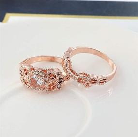 img 2 attached to Finemall Fashion Morganite Gemstone Set（Size