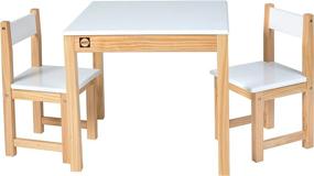 img 2 attached to 🎨 ALEX Toys Artist Studio Wooden Table and Chair Set in White