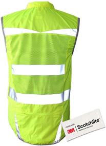 img 1 attached to Salzmann Reflective Cycling Gilet with 3M Scotchlite for High Visibility