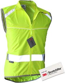 img 4 attached to Salzmann Reflective Cycling Gilet with 3M Scotchlite for High Visibility