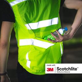 img 3 attached to Salzmann Reflective Cycling Gilet with 3M Scotchlite for High Visibility