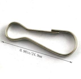 img 1 attached to Youliang 100Pcs Spring Lanyard Accessories