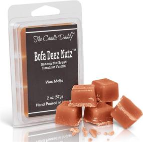 img 3 attached to 🍌 Banana Nut Bread Scented Wax Melts - The Candle Daddy Bofa Deez Nutz - Aromatic Maximum Scent - 1 Pack with 2 Ounces of 6 Cubes