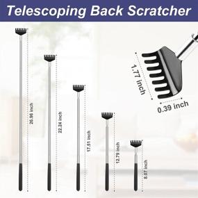 img 2 attached to Telescoping Backscratchers Extendable Scratchers Retractable