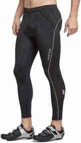 img 4 attached to 🚴 Upgraded BALEAF Men's Cycling Pants with 4D Pad for Maximum Comfort - Lightweight Summer Bike Tights Ideal for Road Cycling and MTB - Breathable UPF 50+