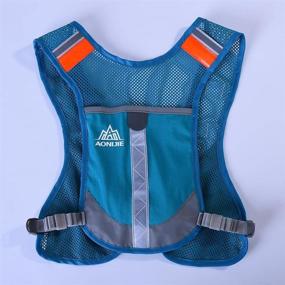 img 1 attached to AONIJIE Lovtour Unisex Premium Reflective Vest for Running Cycling Clothes - Safety Gear with High Visibility for Outdoor Sport, Cycling, and Marathon Running