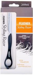 img 2 attached to 💇 Revamp Your Style with the Feather Styling Razor Black: Unleash the Professional in You!