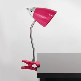 img 1 attached to Limelights LD2001-PNK Flossy Pink Gooseneck Clip Light: Stylish and Flexible Illumination