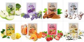 img 3 attached to 🕯️ Mindful Design 8 Pack Scented Wax Melts - Apple, Cinnamon, Clean Cotton, Lavender, Pumpkin Spice, Sage Citrus, Strawberry, & Vanilla: Experience Aromatic Bliss at Home