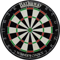 hathaway winners choice bristle dartboard logo