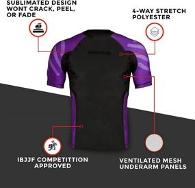 img 2 attached to 🥋 Sanabul Essentials Short Sleeve Compression Training Rash Guard: Ideal for MMA, BJJ, Wrestling and More!