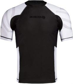 img 3 attached to 🥋 Sanabul Essentials Short Sleeve Compression Training Rash Guard: Ideal for MMA, BJJ, Wrestling and More!