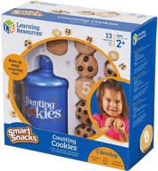 умные печенья для малышей - набор для развития навыков счета и сортировки для малышей - 13 предметов для обучения математике для детей - игрушечная еда для малышей - печенье с шоколадной крошкой - возраст 2+ логотип