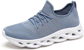 img 3 attached to Baivilin Walking Running Athletic Sneakers Sports & Fitness for Running