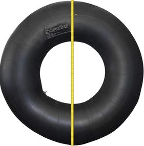 img 2 attached to 🛷 Bradley Heavy Duty Rubber Snow Tube and River Tube: The Ultimate Sledding Float for All Seasons