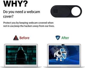 img 2 attached to 🔒 Защитите вашу конфиденциальность с BARTER KINGS Webcam Cover: Ультратонкий блокатор камеры для MacBook Air, ноутбука, iPad, iMac, ПК, настольного компьютера, iPhone 8/7/6 Plus - 6 штук