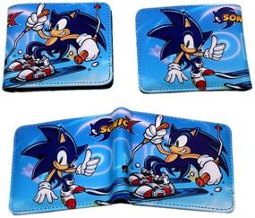 img 4 attached to Hedgehog Wallet Leather Bifold Cartoon Boys' Accessories for Wallets & Money Organizers