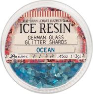 ice resin® ocean glitter shards logo