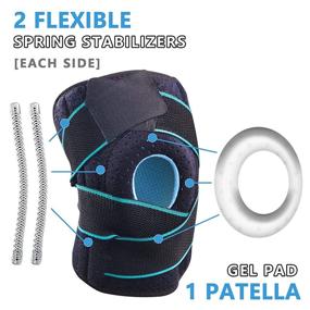 img 3 attached to LAVAED Stabilizers Adjustable Open Patella Compression