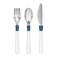 🍴 oxo tot cutlery set for older children - navy logo