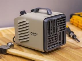 img 1 attached to Gray CZ707 Compact Utility Heater - Powerful 1500 Watt Comfort Zone