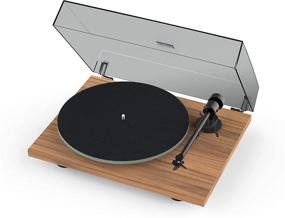 img 2 attached to 🎧 Высококачественный проигрыватель Pro-Ject T1 BT: встроенный предусилитель и беспроводной аудиопередатчик (Сатиновый орех)