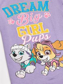 img 2 attached to Paw Patrol Toddler Sleeve Violet Girls' Clothing for Tops, Tees & Blouses