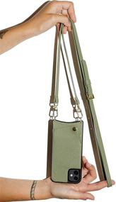 img 3 attached to Crossbody Hardware Barcelona Collection Compatible Cell Phones & Accessories