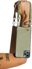 img 4 attached to Crossbody Hardware Barcelona Collection Compatible Cell Phones & Accessories