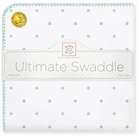 img 4 attached to SwaddleDesigns Ultimate Swaddle Blanket SeaCrystal