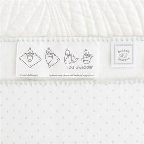 img 3 attached to SwaddleDesigns Ultimate Swaddle Blanket SeaCrystal