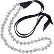 sarekabride rhinestone wedding bridesmaid silver navy women's accessories in belts logo
