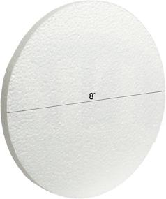 img 4 attached to 🎨 Premium 8-inch EPS Foam Craft Discs - ½" Thickness, Ideal for Arts and Crafts by MT Products | Made in USA (Pack of 12)