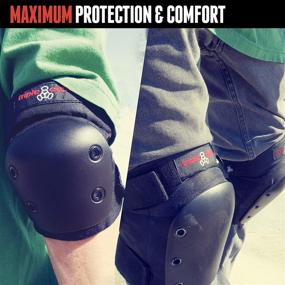 img 1 attached to 🛡️ Ultimate Protection: Triple Eight Street 2-Pack Knee and Elbow Pad Set