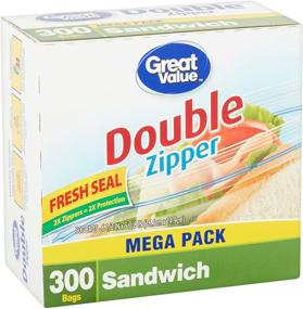 img 2 attached to Great Value Double Zipper Sandwich