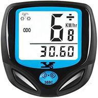 🌊 dinoka waterproof wireless bike speedometer and odometer with multi-function lcd backlight display - cycling computer and bicycle computer with automatic wake-up logo