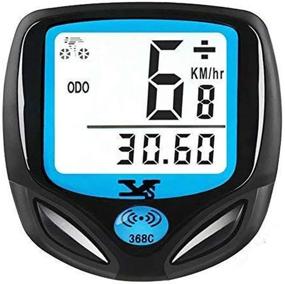 img 4 attached to 🌊 DINOKA Waterproof Wireless Bike Speedometer and Odometer with Multi-Function LCD Backlight Display - Cycling Computer and Bicycle Computer with Automatic Wake-up