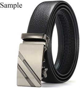 img 1 attached to 💼 Premium Ratchet Business Automatic Leather Men's Belt Accessories