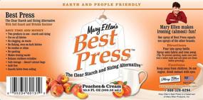 img 2 attached to 🍑 Mary Ellen Products 60131 Best Press Spray Ironing Starch: Peaches N Cream, 33.8-Ounce - Achieve Premium Wrinkle-Free Finish!