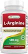 best naturals l arginine 500mg capsules logo