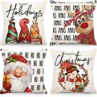 ygeomer christmas decorations farmhouse pillowcase bedding logo