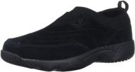 👞 men's black suede loafer by propet: stylish and comfortable men's shoes logo