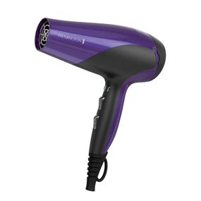 img 3 attached to 💜 Revitalize and Safeguard Your Hair with Remington D3190 Damage Protection Hair Dryer - Advanced Ceramic, Ionic, and Tourmaline Technology in Purple