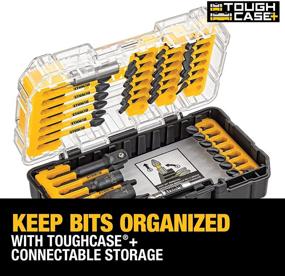 img 1 attached to 🔧 DEWALT Impact Ready FlexTorq Screwdriver Bit Set, 40-Piece (DWA2T40IR)