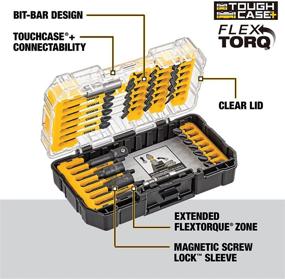 img 2 attached to 🔧 DEWALT Impact Ready FlexTorq Screwdriver Bit Set, 40-Piece (DWA2T40IR)