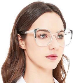 img 4 attached to OCCI CHIARI Reading Glasses Oversized Vision Care for Reading Glasses