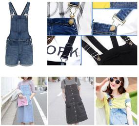 img 1 attached to 5Afashion Suspender Adjuster Dungaree Fastener