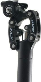 img 1 attached to 🚲 SR Suntour SP12 NCX Suspension Seat Post 31.6X350mm, Black with Protective Cover | VK1919 - Enhanced SEO