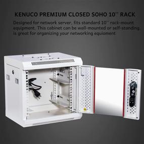 img 3 attached to KENUCO Panels Shelves Components White 6U